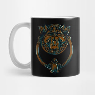 labyrinth door knocker Mug